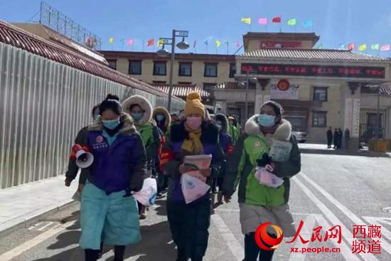 那曲市色尼区筑起一道道疫情阻击防线