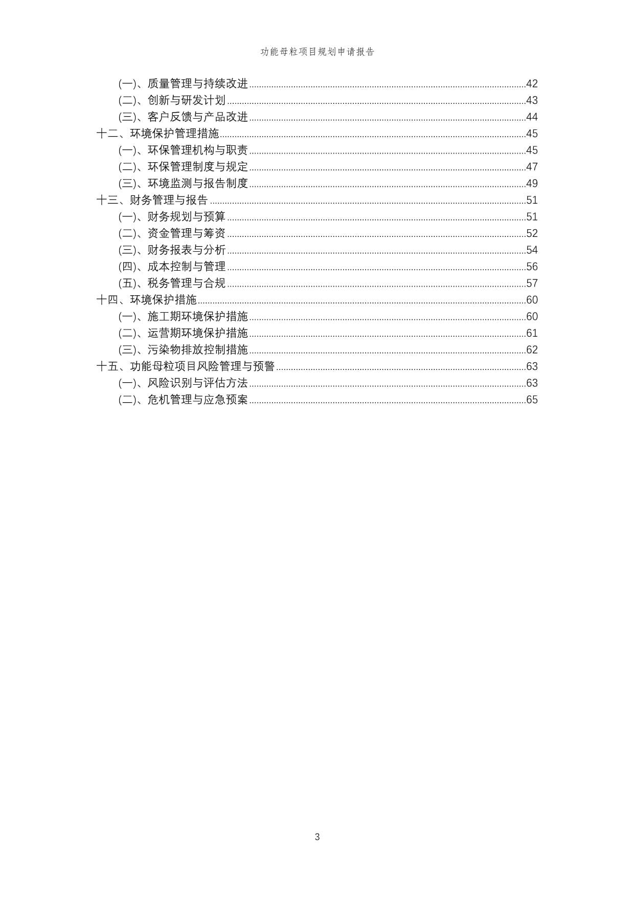 2024年功能母粒项目规划申请报告模板docx