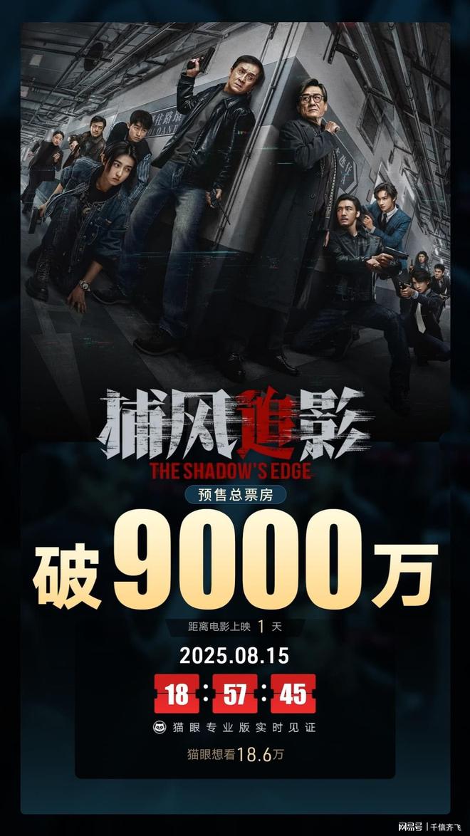 成龙《捕风追影》票房破9000万刘昊然《南京照相馆》达2437亿(图4)